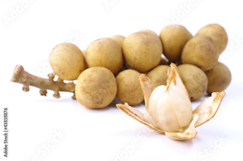 Lanzones fruit isolated photo