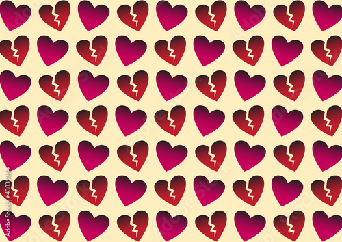 red hearts