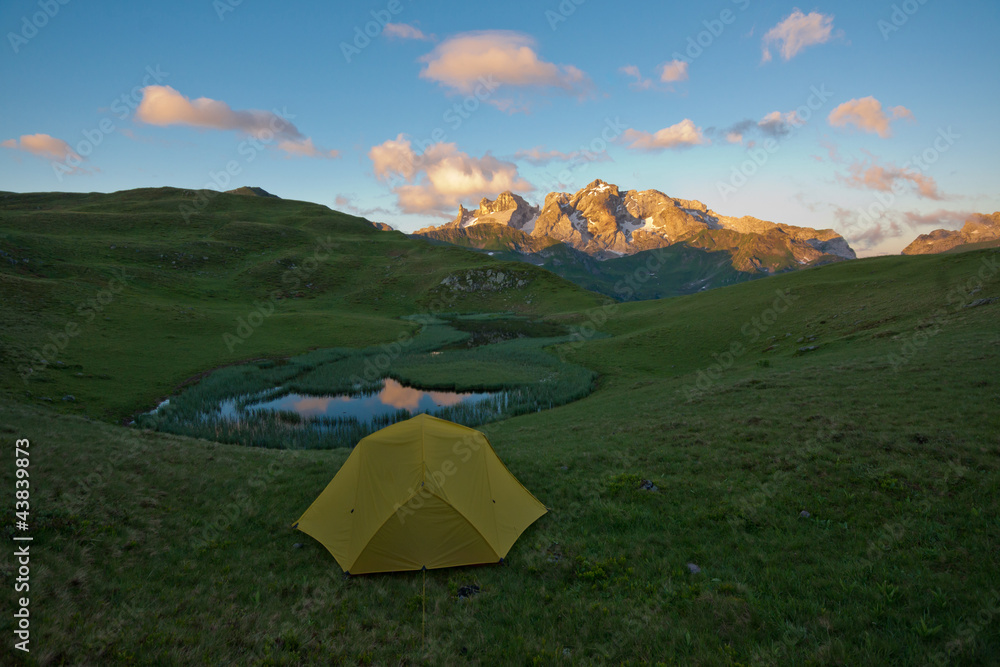 Campingplatz in der Natur