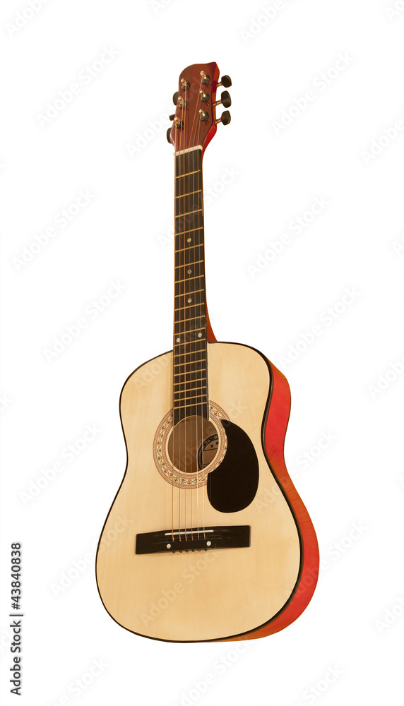 Fototapeta premium Classical guitar, isolated