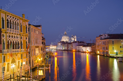 Grand Canal and Basilica Santa Maria della Salute, Venice