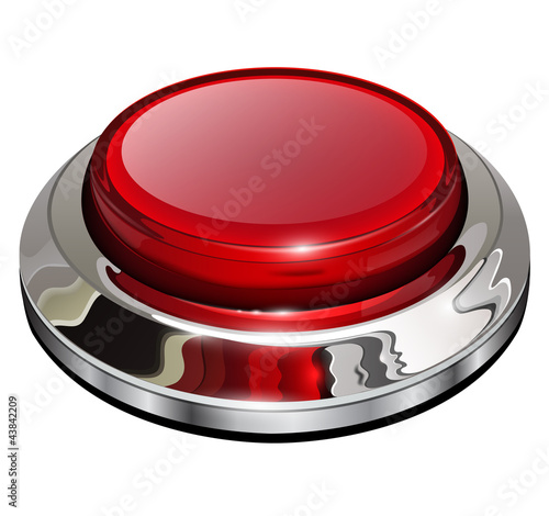 Red chrome button