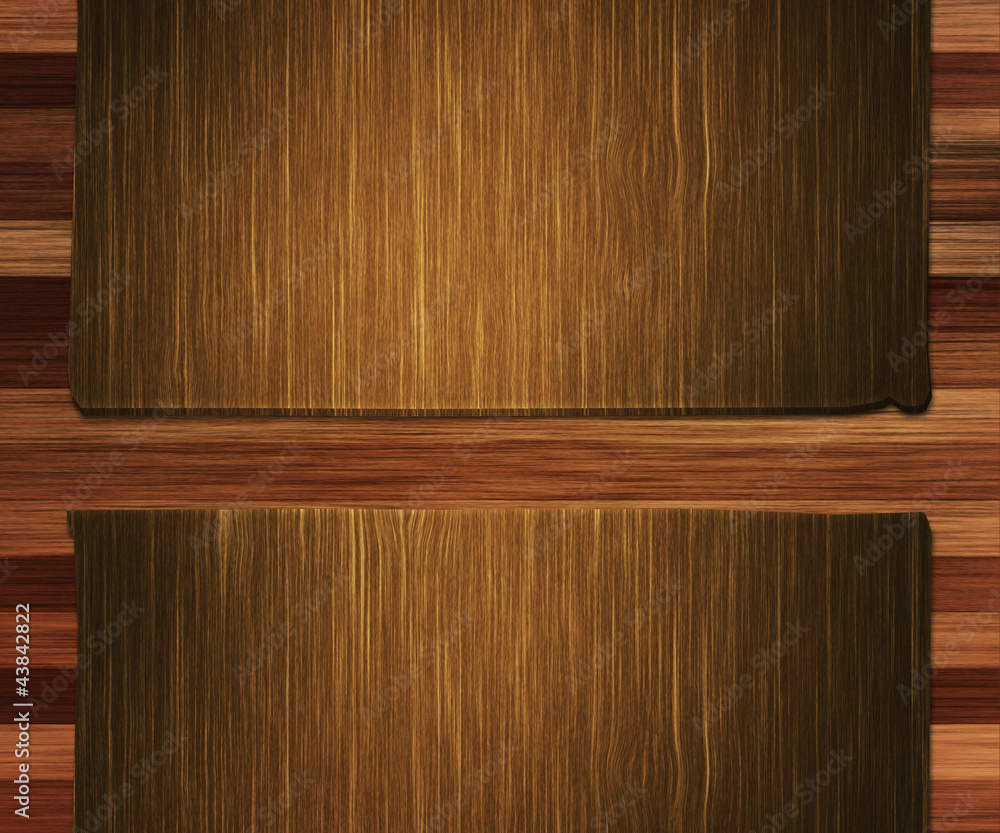 Two Wooden Planks Background