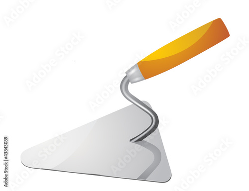 Trowel isolated on white background
