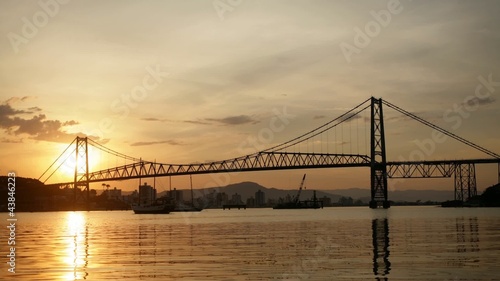 Hercilio Luz Bridge at Night