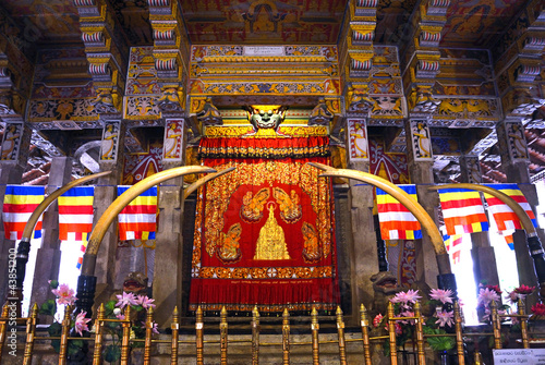 Temple of the Tooth in Kandy,Sri Lanka