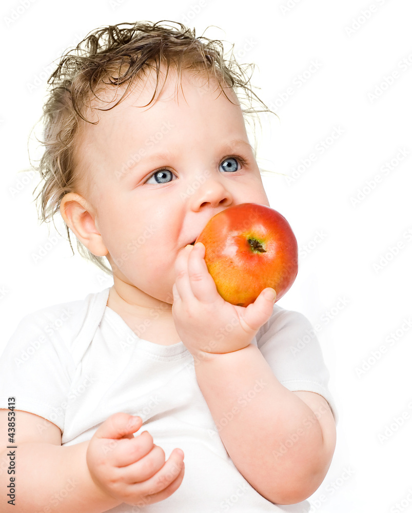 babe with apples babe with apples