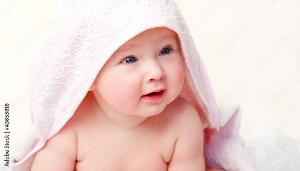 baby in a towel baby in a towel