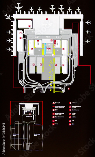 BER Info beleuchtetes