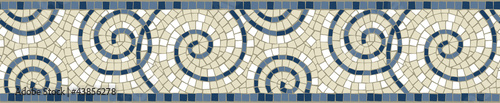 Border repeat mosaic arabesque