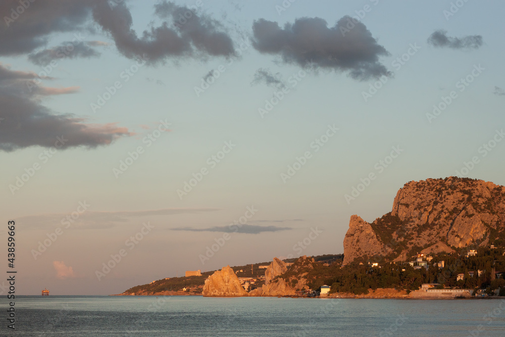 View on the morning Simeiz