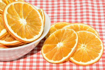 Keuken achterwand Plakjes fruit Sappige sinaasappel close-up  © Caro
