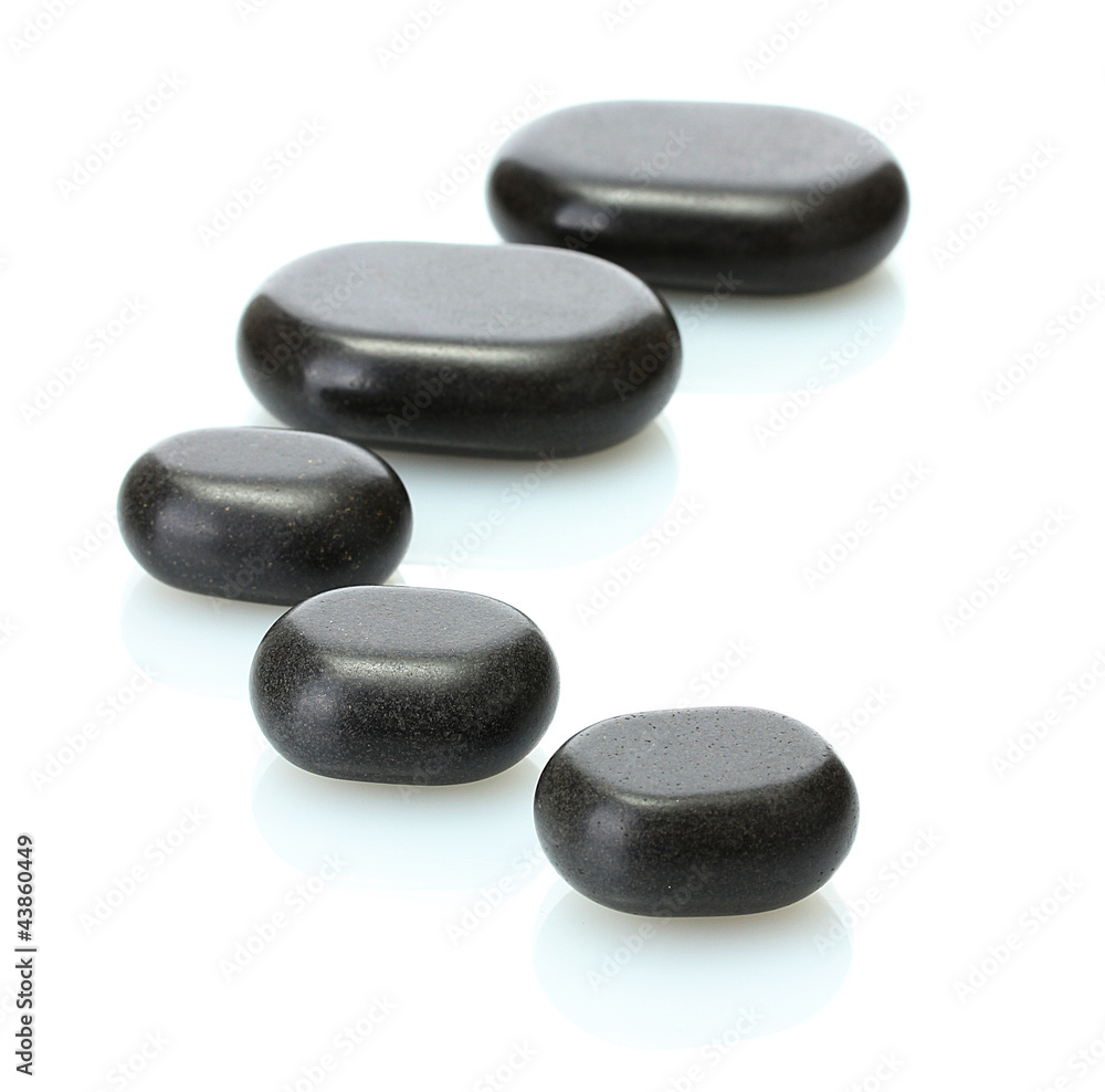 Spa stones isolated on white Spa stones isolated on white