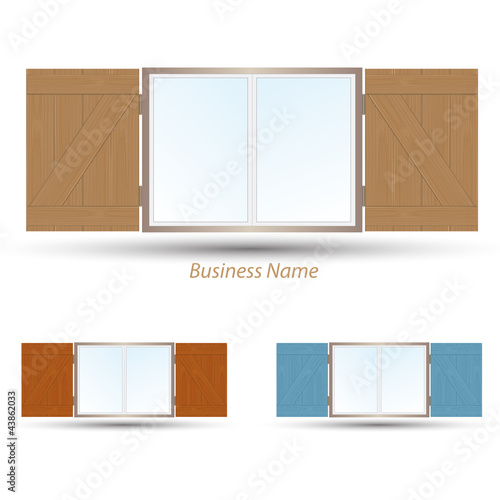 logo window shutter