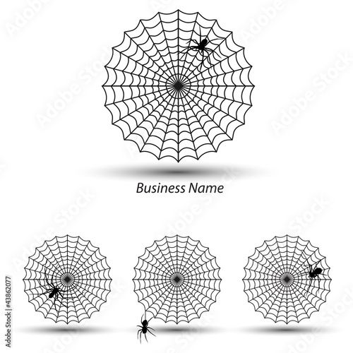 logo cobweb spider