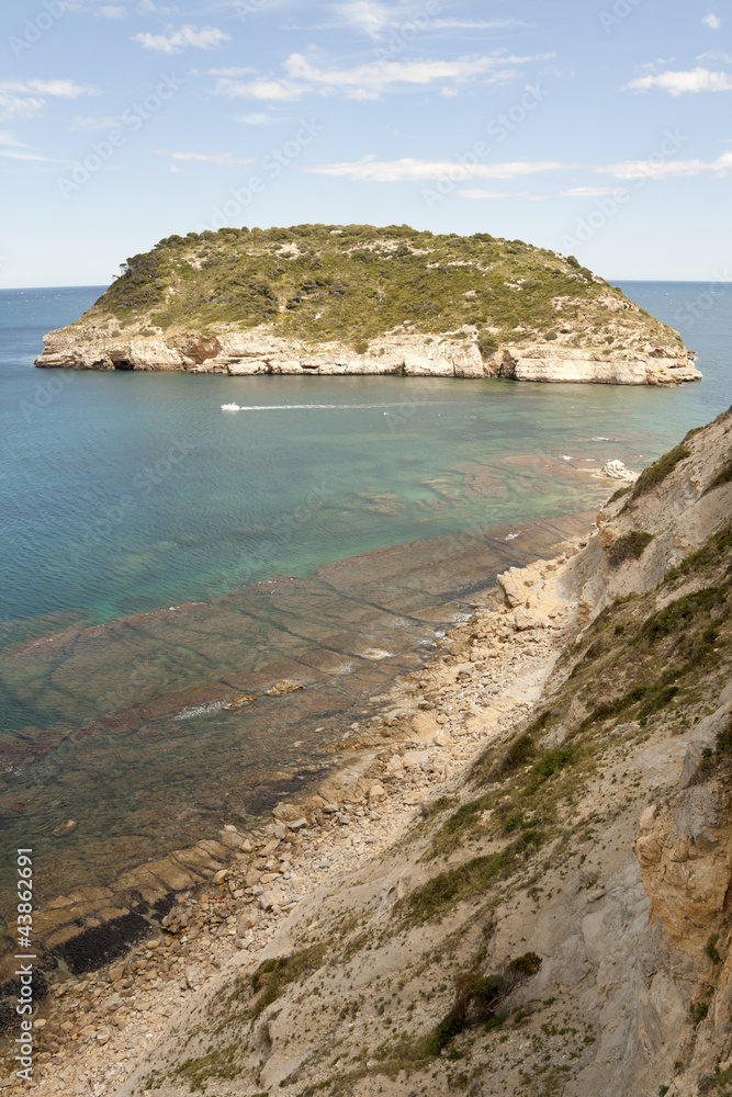 Isla del Portixol en Xàbia. Alicante