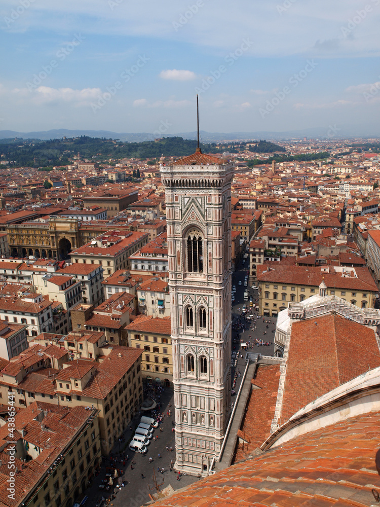 Bell tower of Santa Maria del Fiore, Florence.
