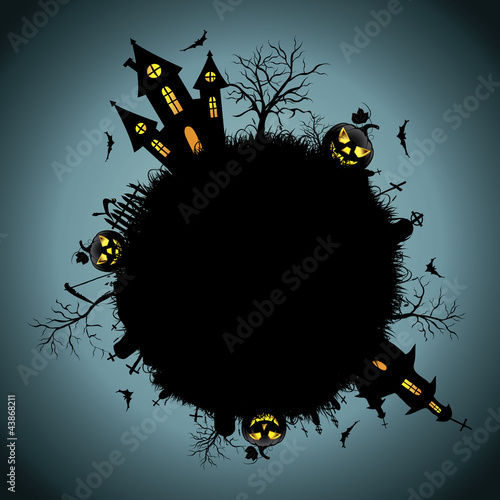 Background halloween night