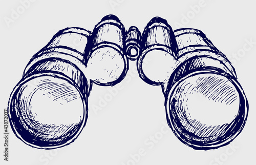Binoculars sketch