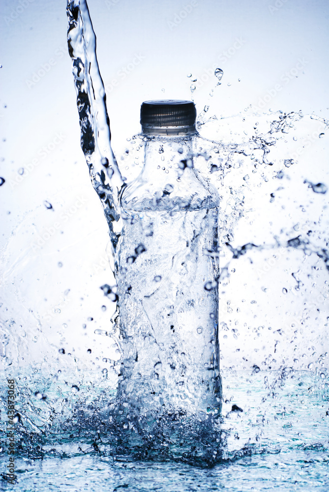 Water splash out of glass Water splash out of glass