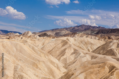 Eroded Ridges At Zabriskie Point, Death Valley National Park, Ca