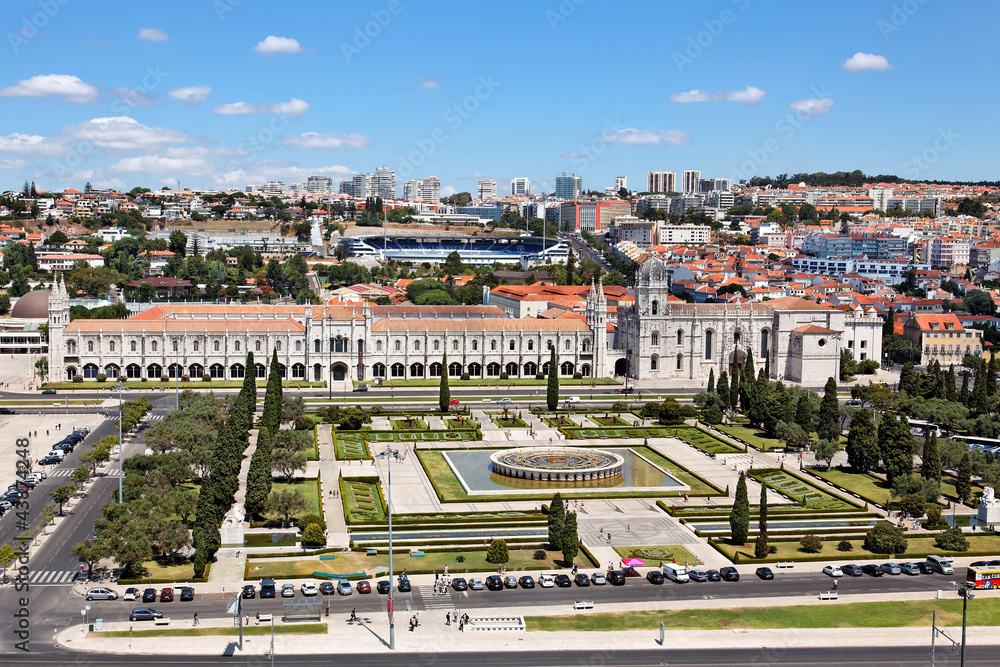 Obraz premium Mosteiro dos Jeronimos in Lissabon, Portugal