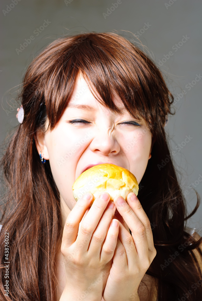 hungry beautiful girl eats a tasty hamburger hungry beautiful girl eats a tasty hamburger