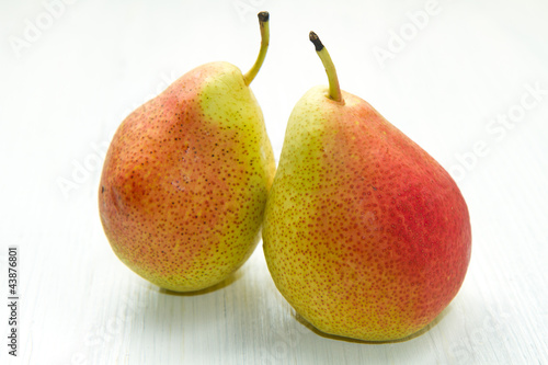 pear on white