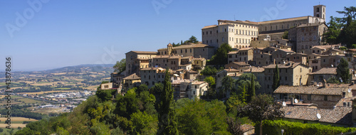 Gubbio Umbria Italy color image