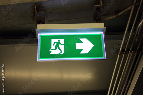 Fire exit signs
