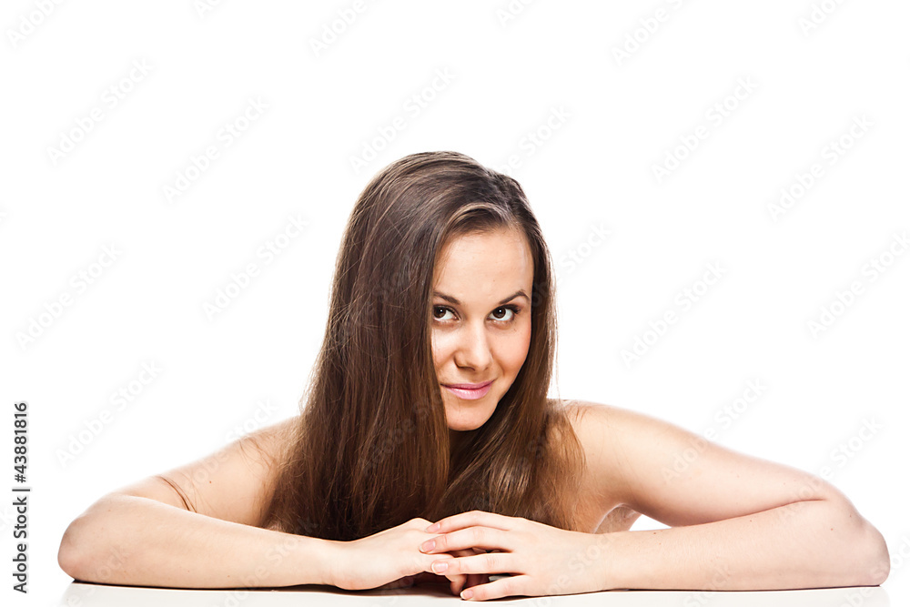Image of a young and beautiful woman Image of a young and beautiful woman