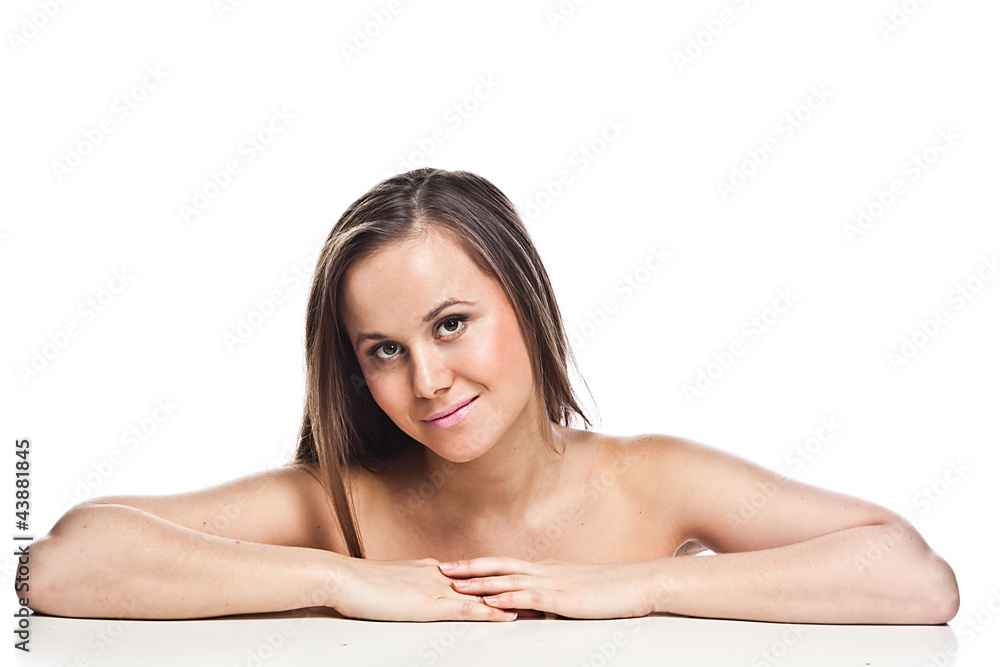Image of a young and beautiful woman Image of a young and beautiful woman