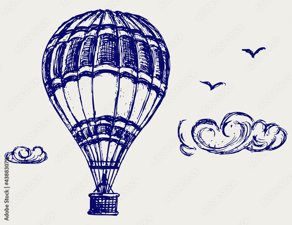 Fototapeta premium Balloon sketch