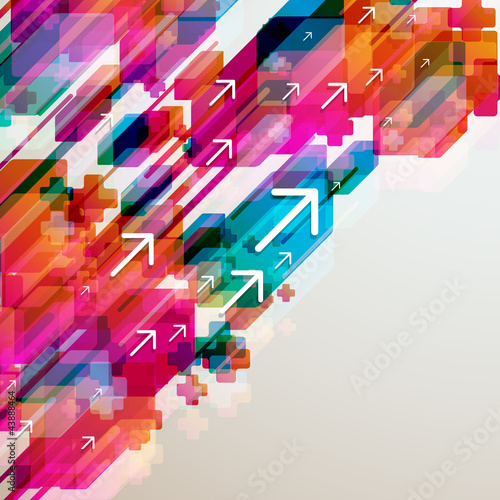 Abstract arrow background.