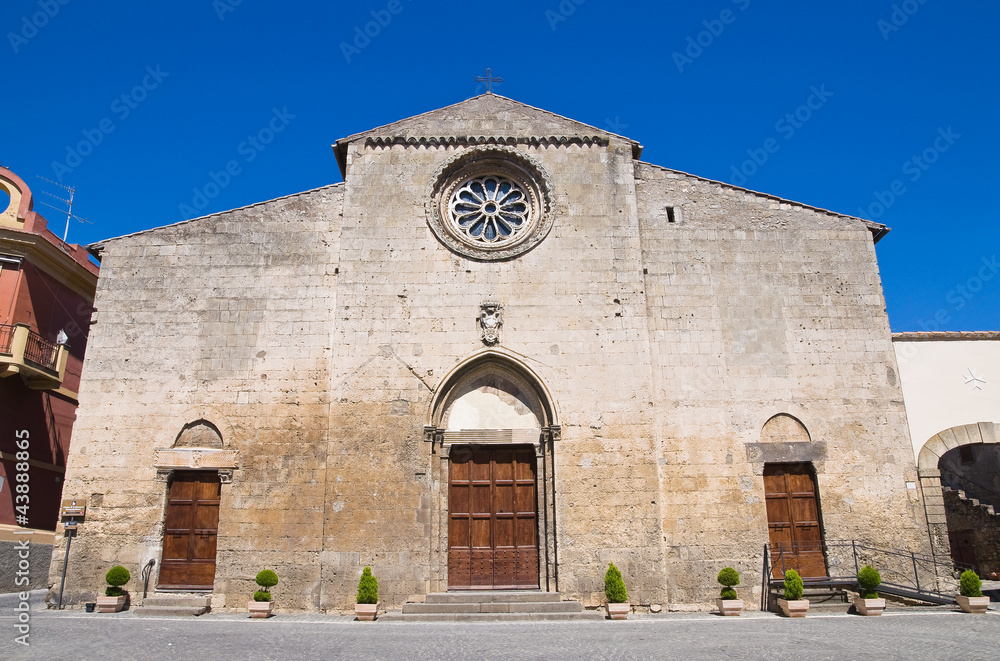 Church of St. Giovanni Battista. Tarquinia. Lazio. Italy.