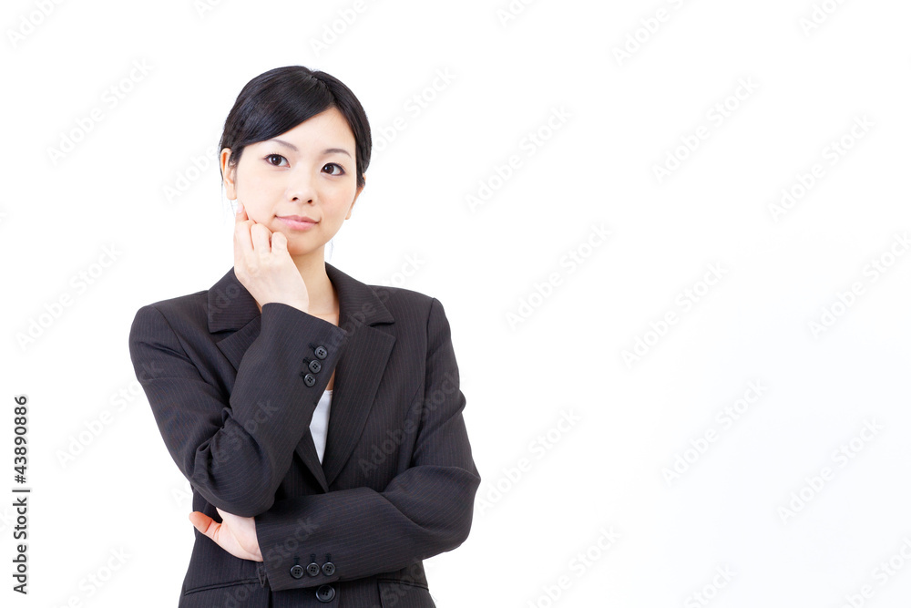 asian businesswoman thinking asian businesswoman thinking