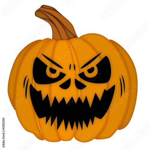 Kürbis Halloween Angst