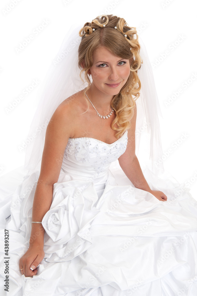 smiling beautiful bride smiling beautiful bride