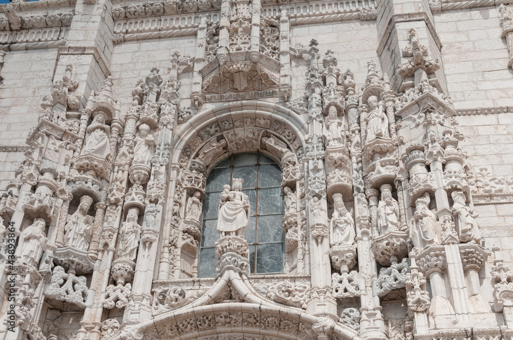 Cathedral facade in Lisbon