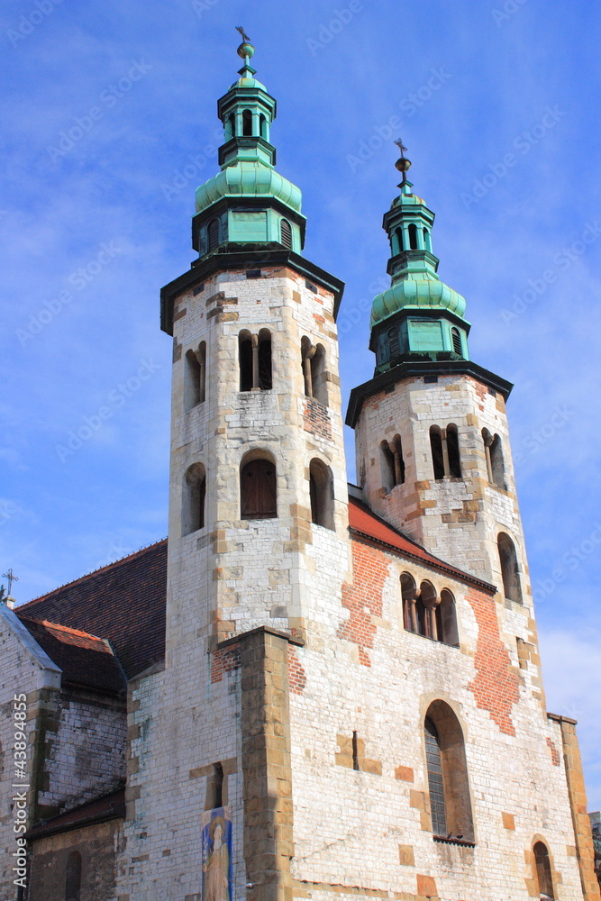 St. Andrew's church in Cracow, Poland. St. Andrew's church in Cracow, Poland.
