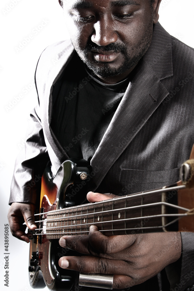 Fototapeta premium bass player