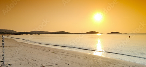 Leinwanddruck Bild - hassan bensliman : Corse, plage de Saint Cyprien