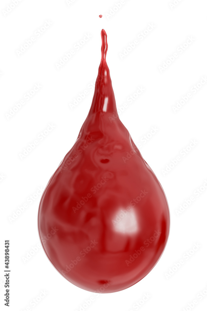 drop of blood drop of blood