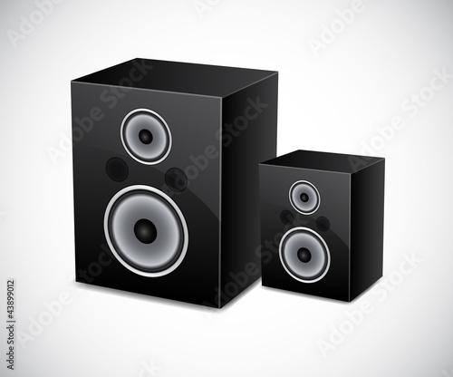 Two loudspeakers
