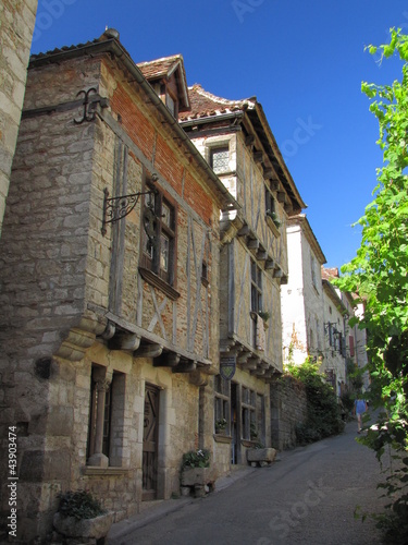 Fototapeta Naklejka Na Ścianę i Meble -  Village de Saint-Cirq-Lapopie ; Lot Quercy ; Midi-Pyrénnées