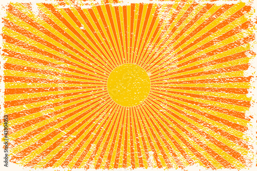 Vintage sun image