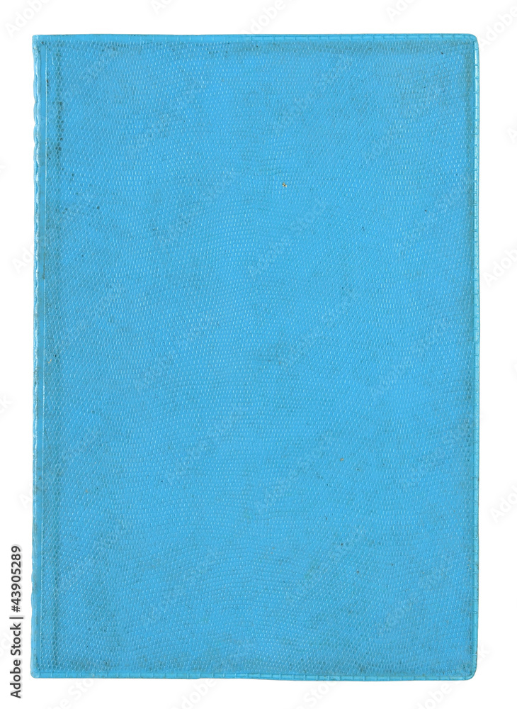 old blue book cover isolated on a white old blue book cover isolated on a white