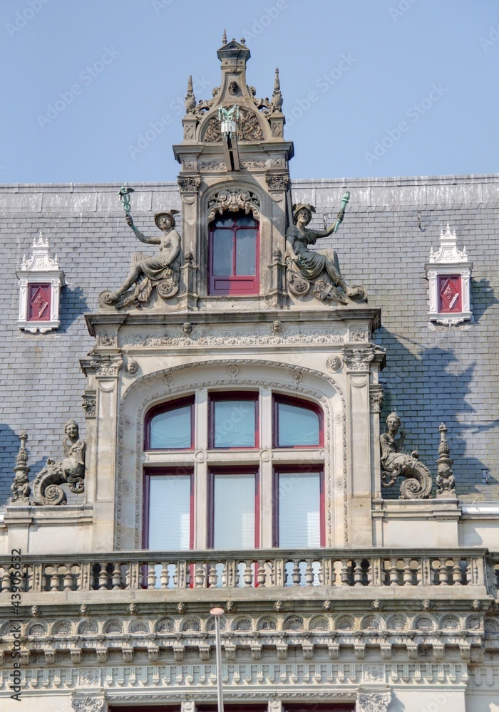 façade d'immeuble à amsterdam