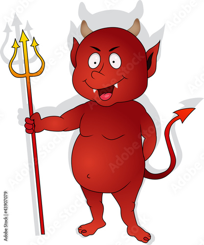 Cute Red Devil Character