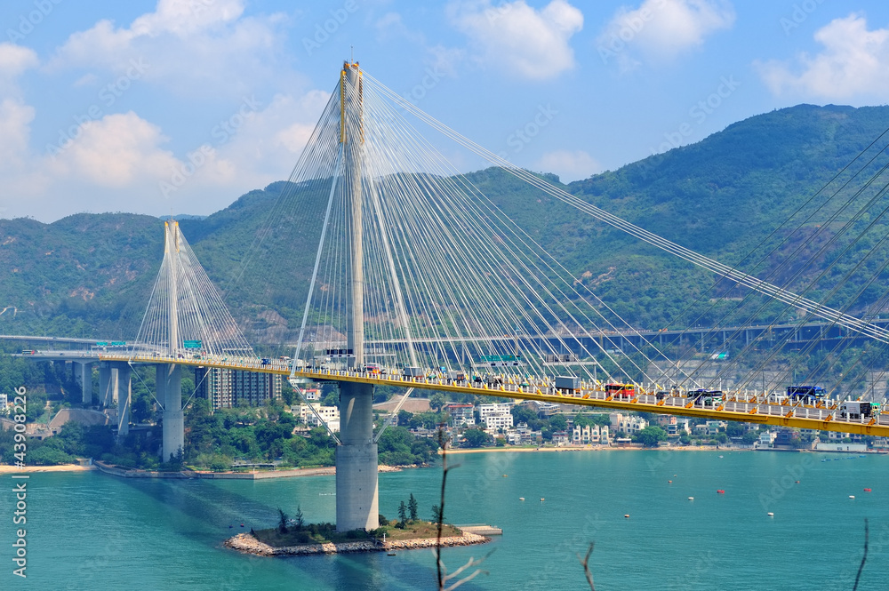 Fototapeta premium Bridge in Hong Kong
